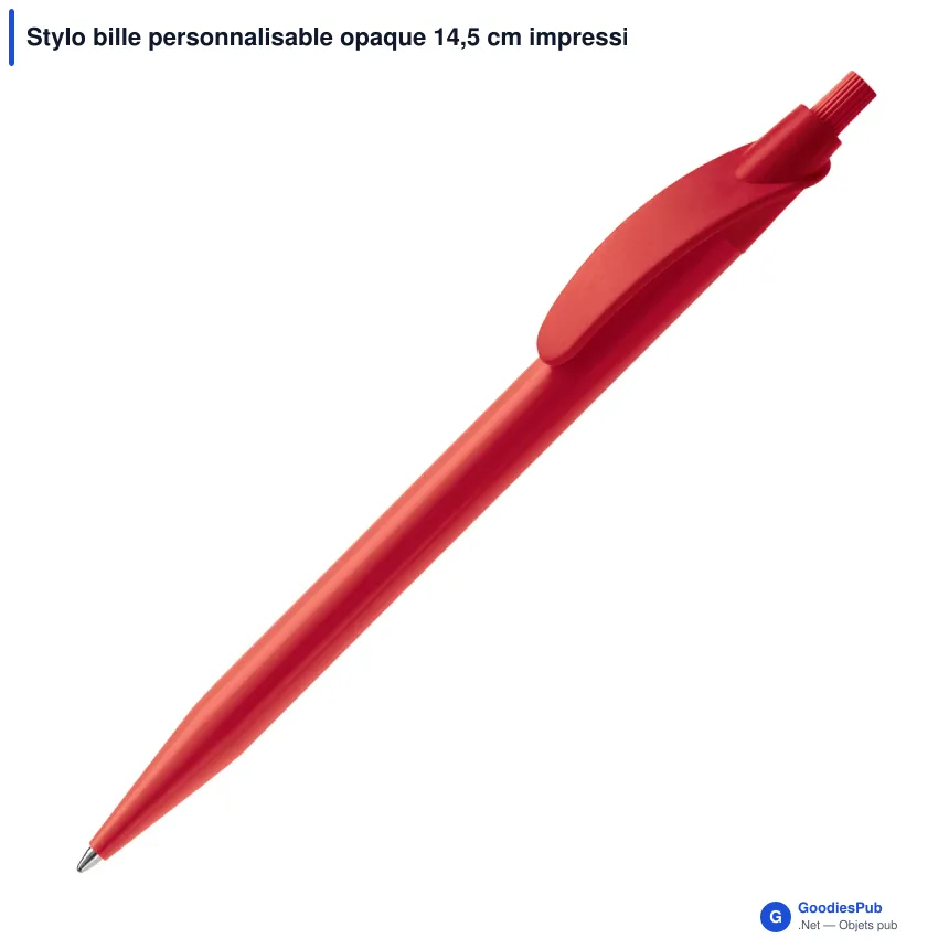 Stylo bille personnalisable opaque 14,5 cm impression 3D avec logo - Cosmo - Image 5