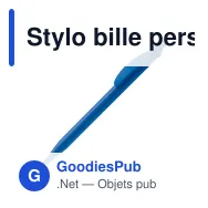 Stylo bille personnalisable opaque 14,5 cm impression 3D avec logo - Cosmo - Miniature 6