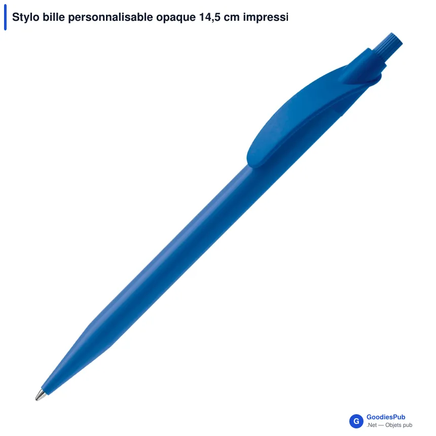 Stylo bille personnalisable opaque 14,5 cm impression 3D avec logo - Cosmo - Image 6