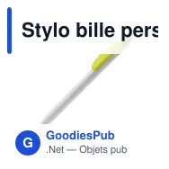 Stylo bille personnalisable opaque 14,5 cm impression 3D avec logo - Cosmo - Miniature 8