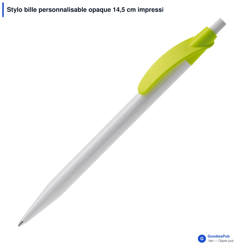 Stylo bille personnalisable opaque 14,5 cm impression 3D avec logo - Cosmo - Image 8