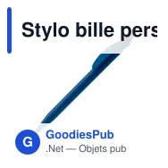 Stylo bille personnalisable opaque 14,5 cm impression 3D avec logo - Cosmo - Miniature 9