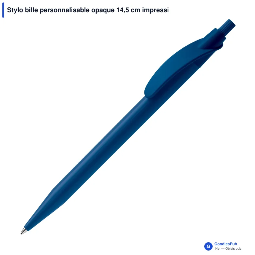 Stylo bille personnalisable opaque 14,5 cm impression 3D avec logo - Cosmo - Image 9