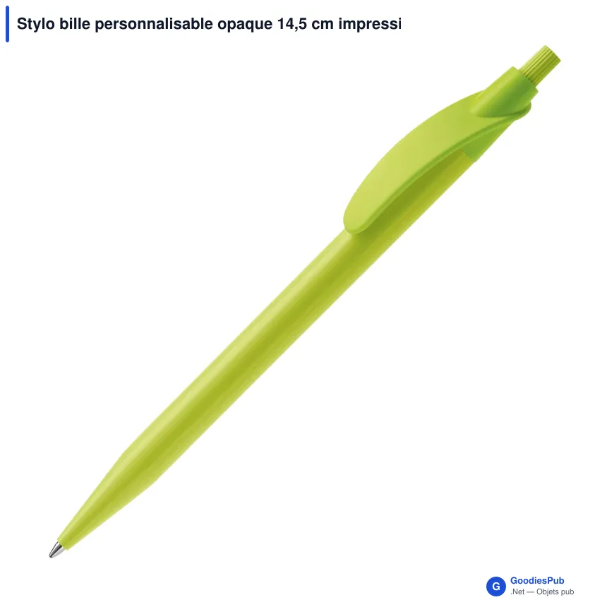 Stylo bille personnalisable opaque 14,5 cm impression 3D avec logo - Cosmo - Image 10