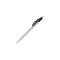 Variante Blanc / Noir - Stylo bille personnalisable opaque 14,5 cm impression 3D avec logo - Cosmo
