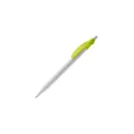 Variante Blanc / vert clair - Stylo bille personnalisable opaque 14,5 cm impression 3D avec logo - Cosmo
