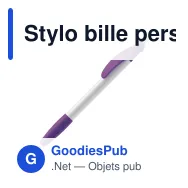 Stylo bille personnalisable opaque 14,5 cm rose ou orange avec logo - Cosmo - Miniature 12