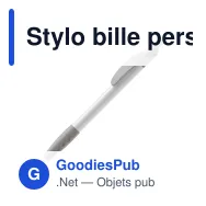 Stylo bille personnalisable opaque 14,5 cm rose ou orange avec logo - Cosmo - Miniature 9