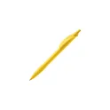 Variante Jaune - Stylo bille personnalisable opaque 14,5 cm rose ou orange avec logo - Cosmo