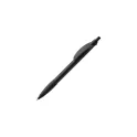Variante Noir - Stylo bille personnalisable opaque 14,5 cm rose ou orange avec logo - Cosmo
