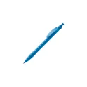 Variante Bleu clair - Stylo bille personnalisable opaque 14,5 cm rose ou orange avec logo - Cosmo