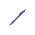 Variante Violet - Stylo bille personnalisable opaque 14,5 cm rose ou orange avec logo - Cosmo