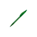 Variante Transparent vert - Stylo bille personnalisable transparent 14,5 cm impression 3D avec logo - Cosmo