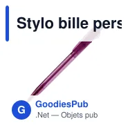 Stylo bille personnalisable transparent 14,7 cm avec logo - Cosmo - Miniature 9