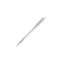Variante Transparent Blanc - Stylo bille personnalisable transparent 14,7 cm avec logo - Cosmo