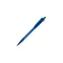 Variante Bleu transparent - Stylo bille personnalisable transparent 14,7 cm avec logo - Cosmo