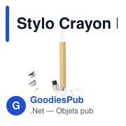 Stylo Crayon Éternel Zack - Miniature 1