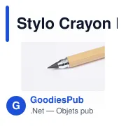 Stylo Crayon Éternel Zack - Miniature 2