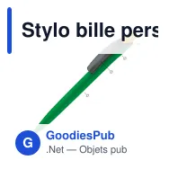Stylo bille personnalisable en ABS couleurs combinées avec logo - Cube Combi - Miniature 2