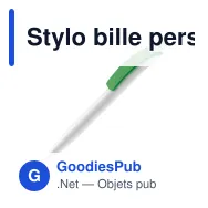 Stylo bille personnalisable opaque en ABS avec logo - Cube Opaque - Miniature 3