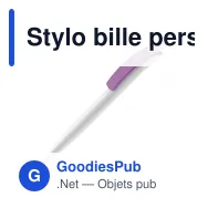 Stylo bille personnalisable opaque en ABS avec logo - Cube Opaque - Miniature 5