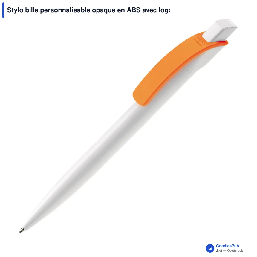 Stylo bille personnalisable opaque en ABS avec logo - Cube Opaque - Image 8