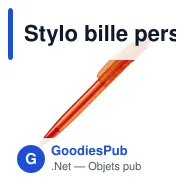 Stylo bille personnalisable transparent en ABS avec logo - Cube Transparent - Miniature 2