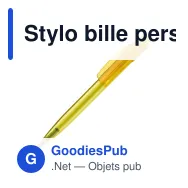 Stylo bille personnalisable transparent en ABS avec logo - Cube Transparent - Miniature 3