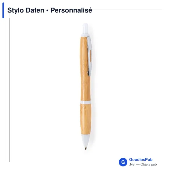 Stylo bille personnalisable avec logo pour entreprises - Image 1