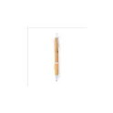 Variante blanc - Stylo bille personnalisable avec logo pour entreprises