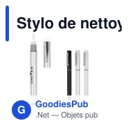 Stylo de nettoyage personnalisable pour appareils électroniques avec logo - ABS - Miniature 1