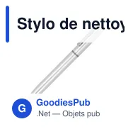 Stylo de nettoyage personnalisable pour appareils électroniques avec logo - ABS - Miniature 4