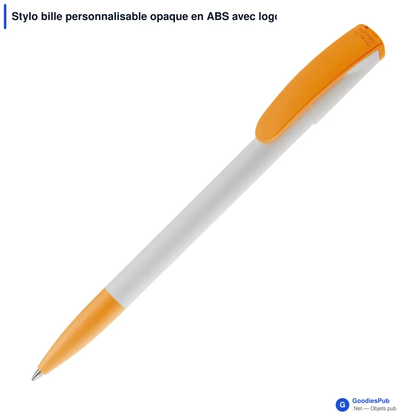 Stylo bille personnalisable opaque en ABS avec logo - Deniro Opaque - Image 6