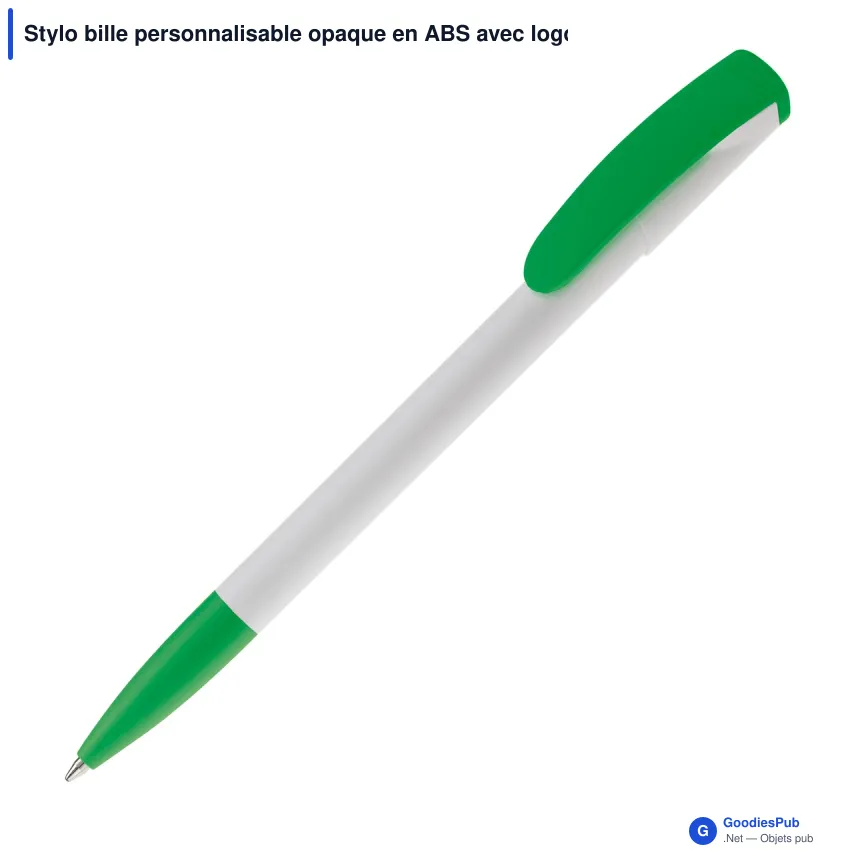 Stylo bille personnalisable opaque en ABS avec logo - Deniro Opaque - Image 7