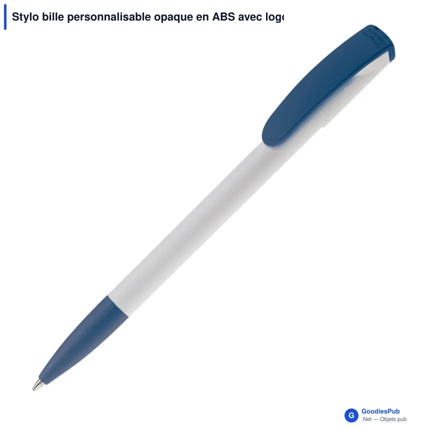 Stylo bille personnalisable opaque en ABS avec logo - Deniro Opaque - Image 9