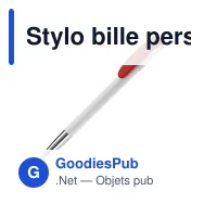 Stylo bille personnalisable opaque à pointe métal avec logo - Deniro Opaque - Miniature 2
