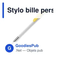 Stylo bille personnalisable opaque à pointe métal avec logo - Deniro Opaque - Miniature 3