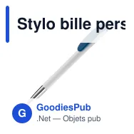 Stylo bille personnalisable opaque à pointe métal avec logo - Deniro Opaque - Miniature 6