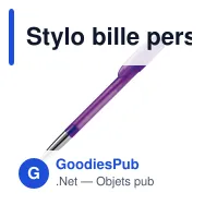 Stylo bille personnalisable givré à pointe métal avec logo - Deniro Transparent - Miniature 7