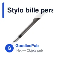 Stylo bille personnalisable givré à pointe métal avec logo - Deniro Transparent - Miniature 9