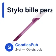 Stylo bille personnalisable givré en ABS avec logo - Deniro Transparent - Miniature 5