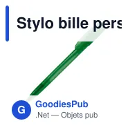 Stylo bille personnalisable givré en ABS avec logo - Deniro Transparent - Miniature 7