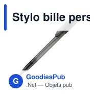 Stylo bille personnalisable givré en ABS avec logo - Deniro Transparent - Miniature 8