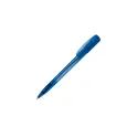 Variante Bleu ciel givré - Stylo bille personnalisable givré en ABS avec logo - Deniro Transparent