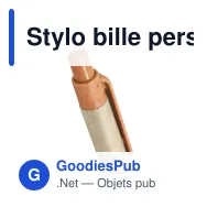 Stylo bille personnalisable Desok avec logo en carton recyclé - Miniature 12