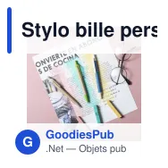 Stylo bille personnalisable Desok avec logo en carton recyclé - Miniature 9