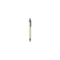 Variante noir - Stylo bille personnalisable Desok avec logo en carton recyclé