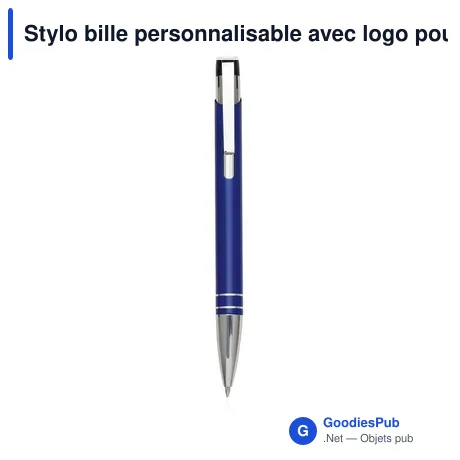 Stylo bille personnalisable avec logo pour entreprises