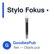 Stylo bille personnalisable avec logo pour entreprises - Miniature 7