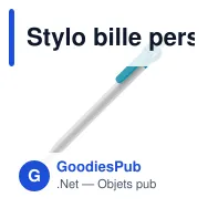 Stylo bille personnalisable en ABS blanc opaque avec logo - Futurepoint - Miniature 4